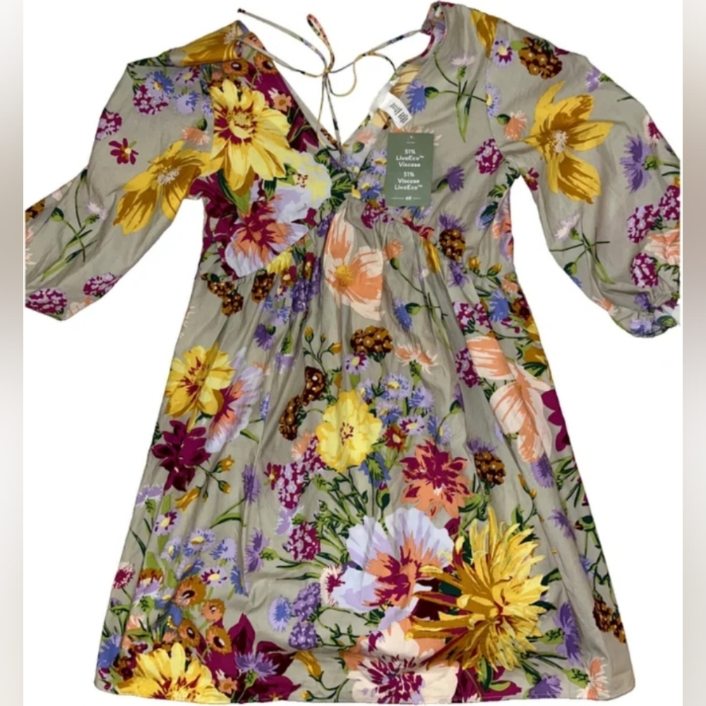 H & M Vibrant Floral Dress